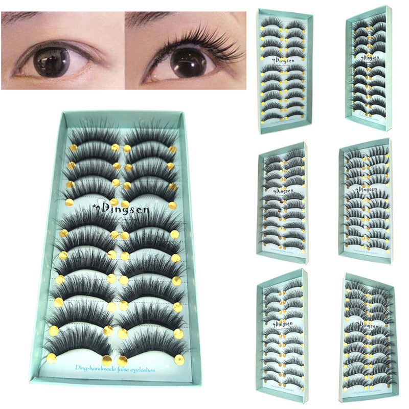 Bộ 10 cặp lông mi giả DINGSEN trang điểm làm đẹp
 | BigBuy360 - bigbuy360.vn