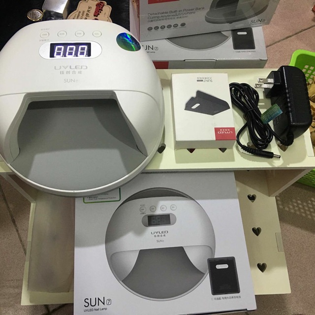 máy hơ sun 7 tích điện gồm cả bin dự phòng