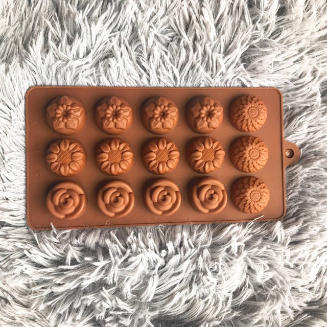 Khuôn silicon hoa 4 mẫu