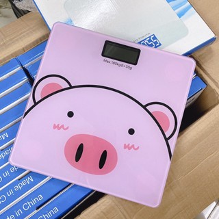 Cân điện tử hình heo xinh xắn 180kg xài pin ( không sạc )