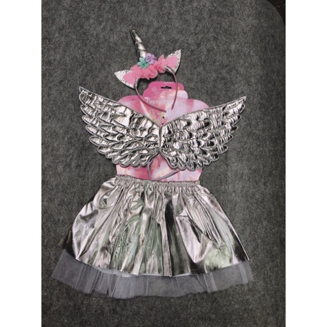 Set váy bờm cánh thiên thần Pony cho bé chơi Trung Thu - HN4