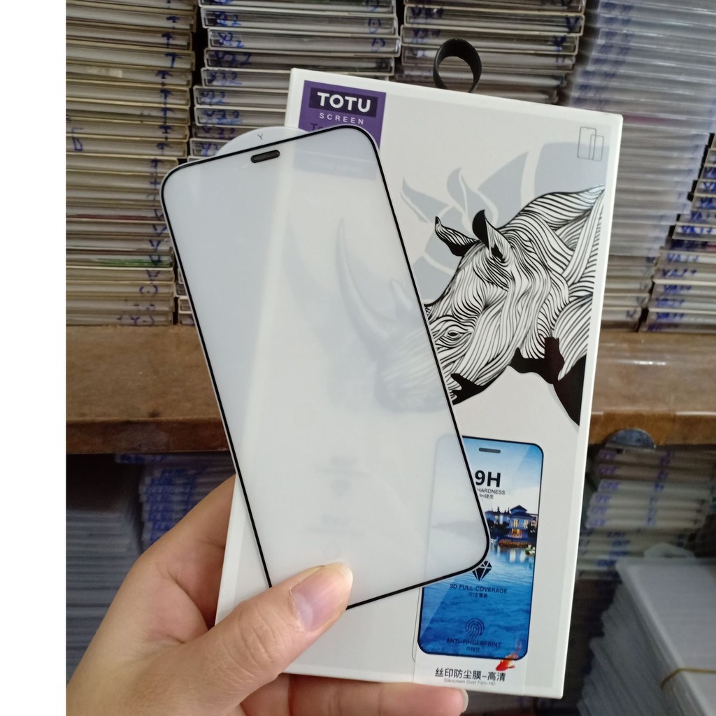 [Mã ELFLASH5 giảm 20K đơn 50K] Kính cường lực Full màn Hiệu Totu iPhone 12/ 12 Pro/ 12 Pro Max