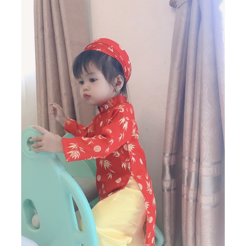 Mấn Phối Áo Dài Cho Bé Trai và Bé Gái