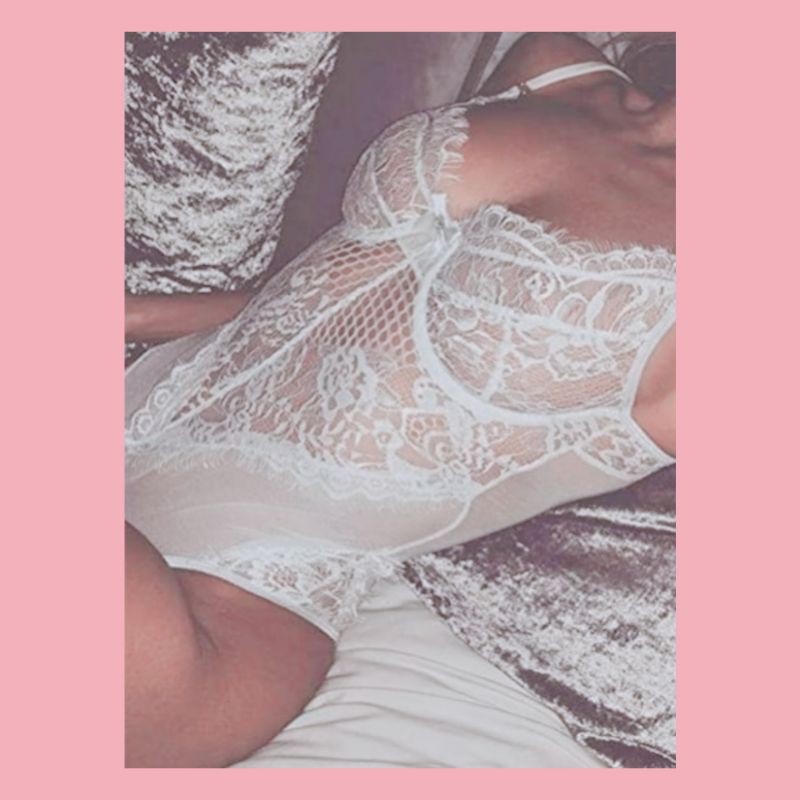 Những kiểu đồ lót siêu sexy - Bodysuit - Bộ đồ lót áo liền quần hot ôm body màu đỏ tay dài ren lưới hở lưng | BigBuy360 - bigbuy360.vn