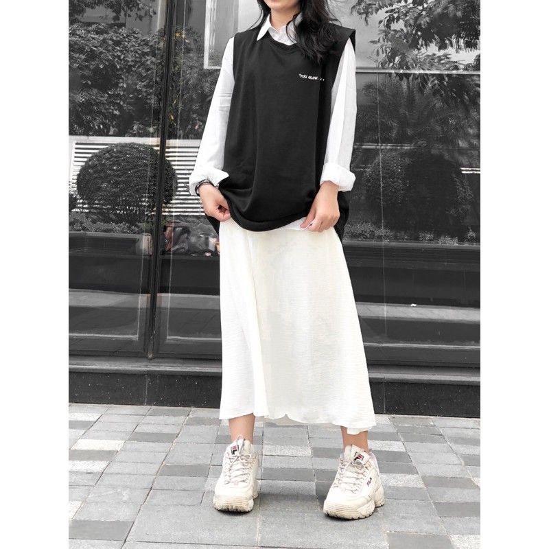 Sơ mi trắng form rộng, thời trang công sở, áo học sinh đi học | BigBuy360 - bigbuy360.vn