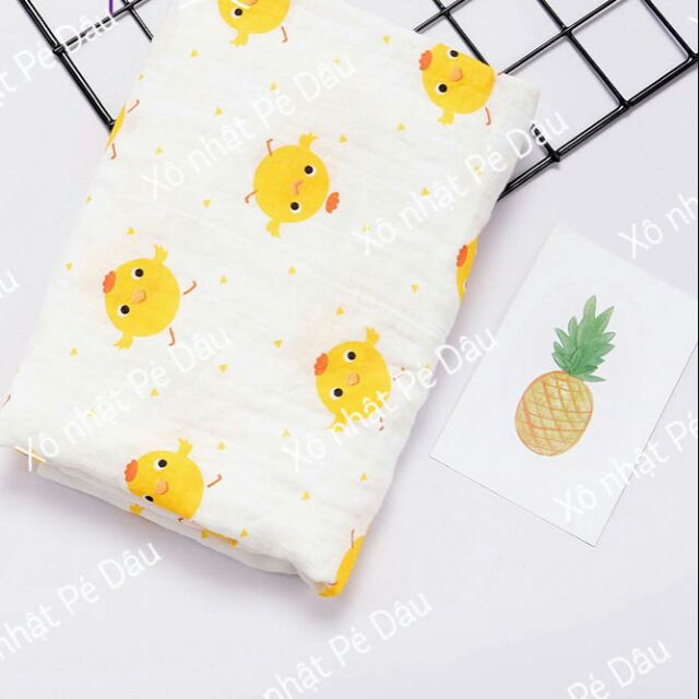 Vải xô nhật - Gà Vàng 2 lớp