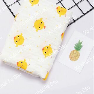 Vải xô nhật - Gà Vàng 2 lớp