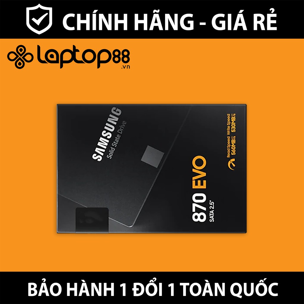 SSD 2.5 inch Samsung 870 EVO - Hàng chính hãng - Bảo hành 60 tháng 1 đổi 1