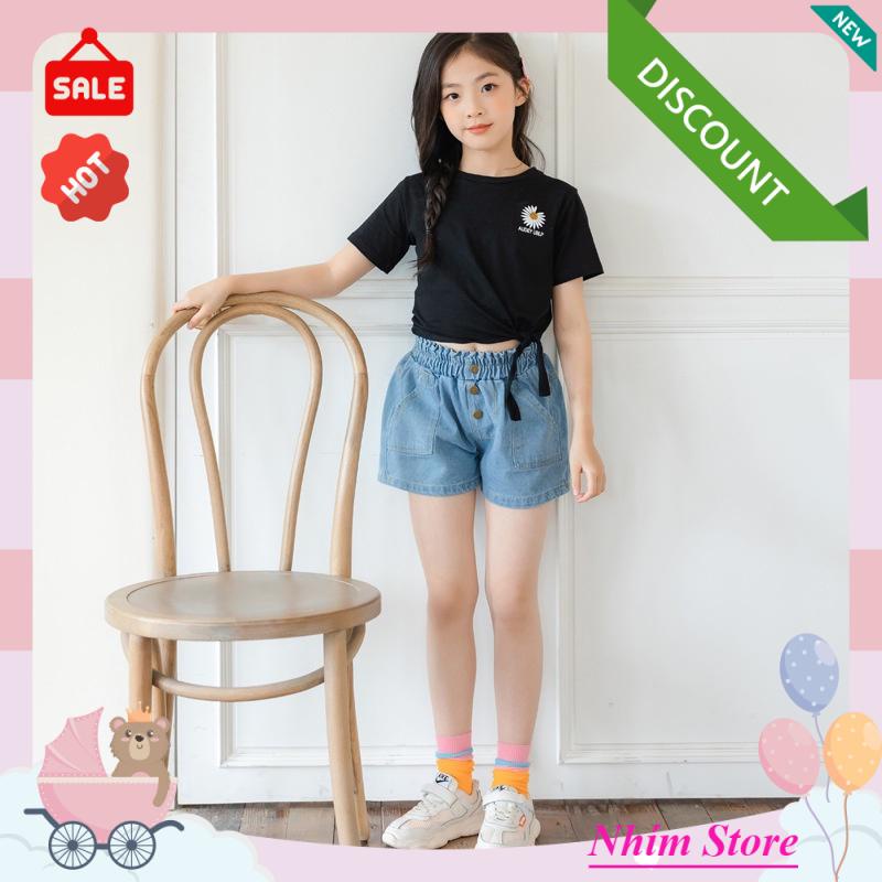 ⚡⚡⚡ Quần jean đùi bé gái cao cấp quảng châu, chất mềm, vải rất đẹp, form chuẩn ⚡⚡⚡