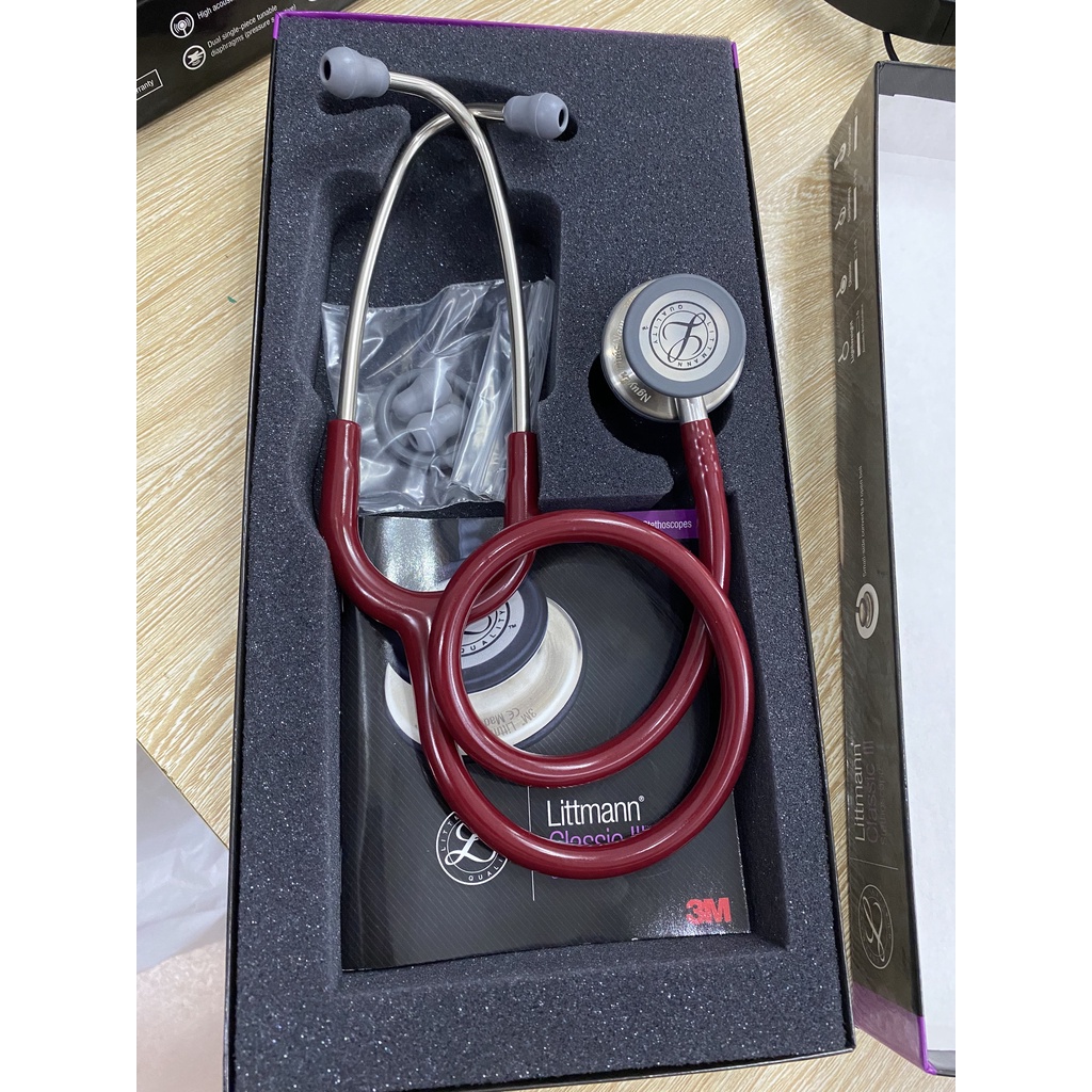 Ống nghe Y TẾ Littmann Classic III MỸ Free khắc tên tặng túi đựng bảo hành chính hãng 5 năm