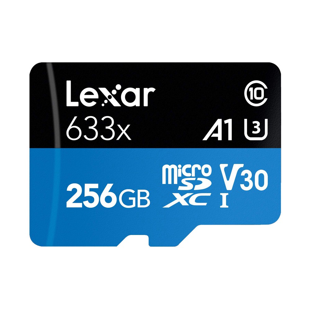 Thẻ nhớ Lexar 256GB - 512GB MicroSDXC 633x A1 V30 95/45 MBs