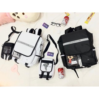 (FREE SHIP 50K)  BALO COLKIDS   PHẢN QUANG  ( TRẮNG/ĐEN )