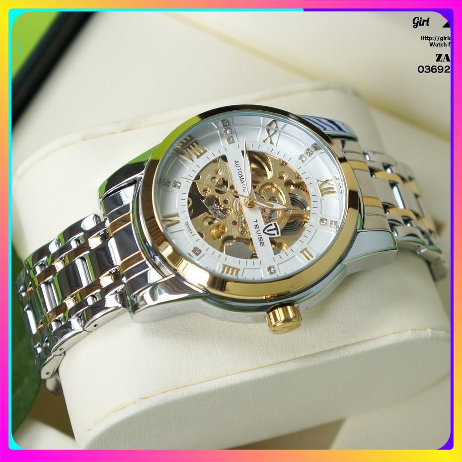 Đồng hồ cơ nam Tevise với máy cơ lộ full 2 mặt nhìn cực đẳng cấp với khả năng tích cot lâu ấn tượng [ Đồng Hồ Cơ ] | BigBuy360 - bigbuy360.vn