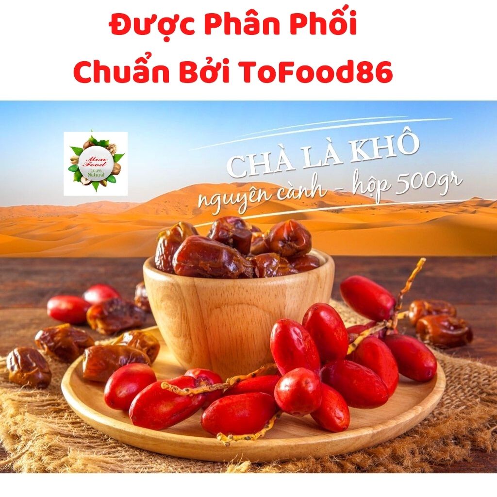 Chà Là Khô Nguyên Cành Loại 1, Chà Là Sawan Sấy Dẻo Không Đường, ToFood86