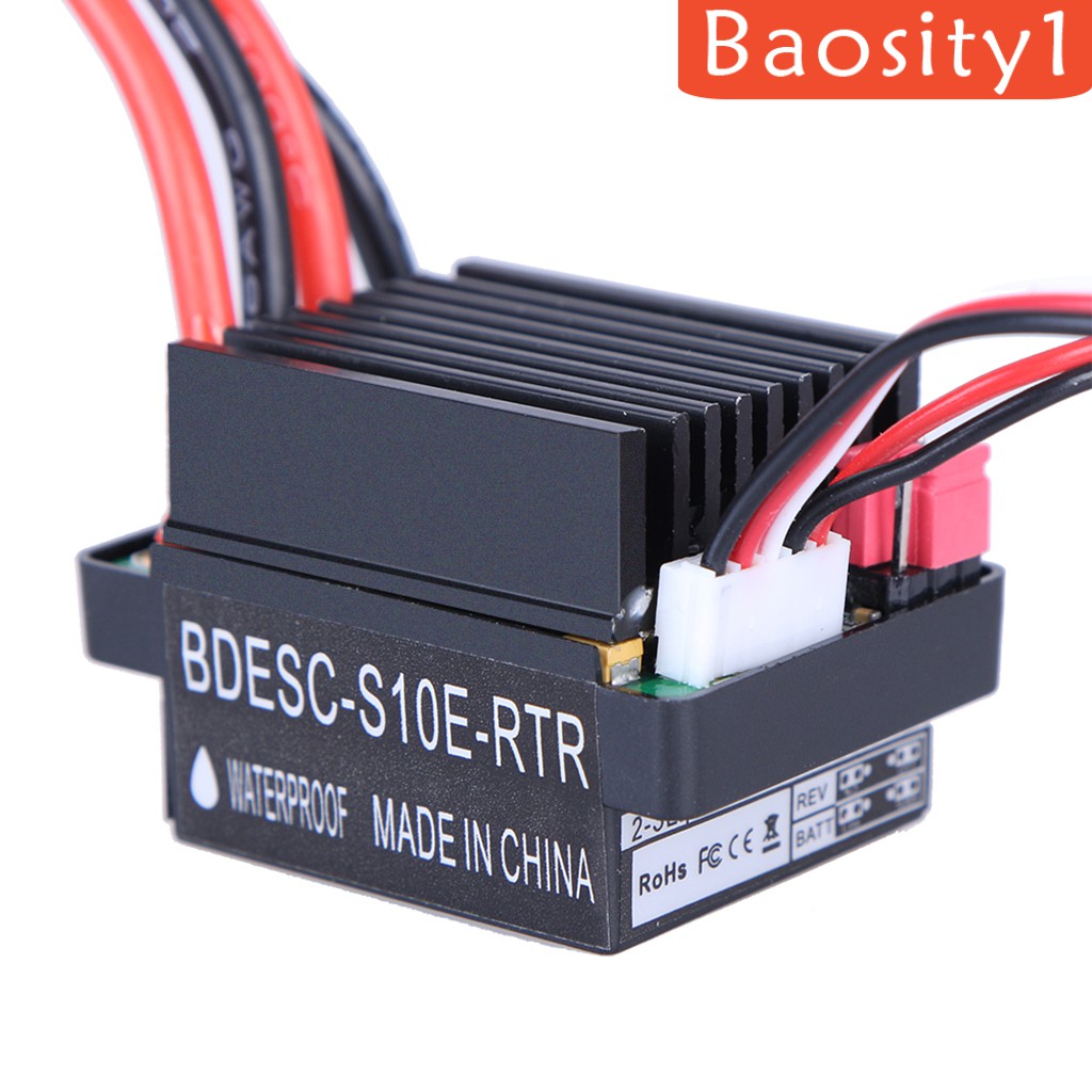 Esc 3S LiPo Hai Chiều BEC5.6V / 2A Chống Thấm Nước DYS Brushed ESC 320A ESC 3S Cho Xe Tải Điều Khiển Từ Xa HSP 1 / 10 1 / 12