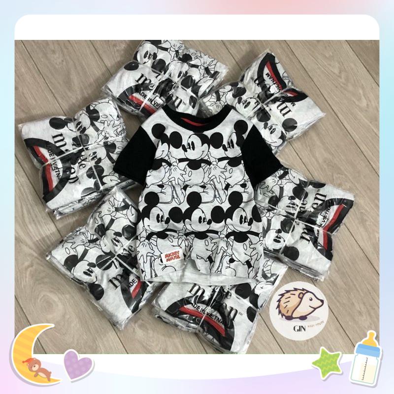 (Ảnh thật) Áo thun tay ngắn bé trai mickey little maven siêu mềm mại