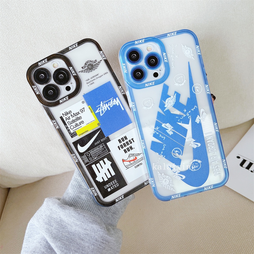 Lens Protective N.i.k.e Design Ốp Cho iPhone 13 Pro Max 12Pro 11 X XR Xs Max 7 8Plus