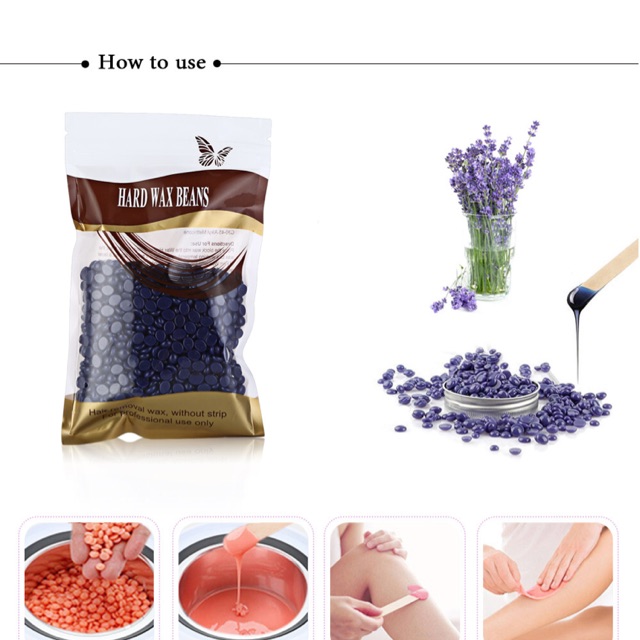 MSP 5868 Sáp wax lông nóng hạt đậu 100g