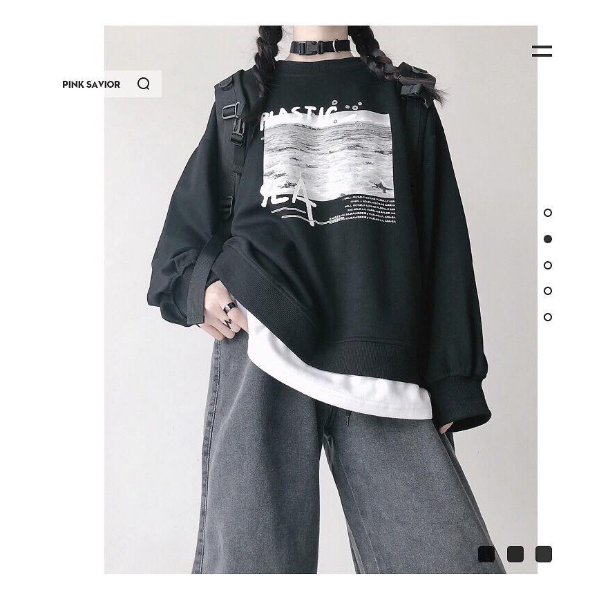 ÁO SWEATER UNISEX PLASTIC - GIN STORE | BigBuy360 - bigbuy360.vn
