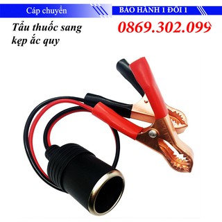 Cáp chuyển kẹp Ắc quy sang tẩu thuốc Ôtô