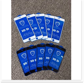 Cường Lực Iphone Full màn 10D - Cường lực ip (tặng khách giấy lau Khô - Ướt)