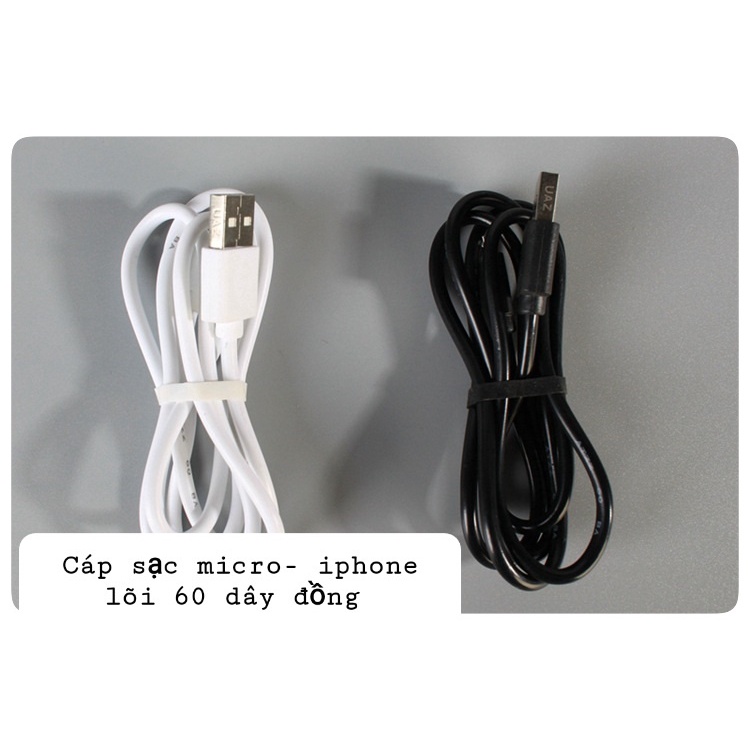 [Hàng tốt giá tốt nhất]Cáp sạc hơn 2A lõi 60 dây đồng áp dụng cho Apple - Micro -Typec - dài 30cm 100cm 150cm - YOBOMALL