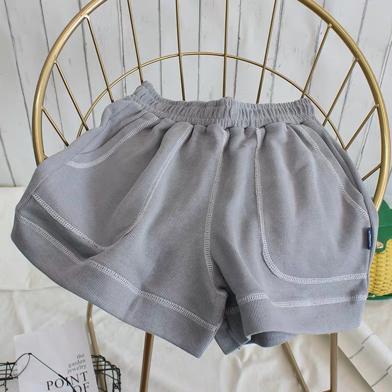 Quần short nữ mặc nhà chỉ nổi VIETCEN quần đùi nữ ngắn thể thao đi ngủ vải co dãn | BigBuy360 - bigbuy360.vn