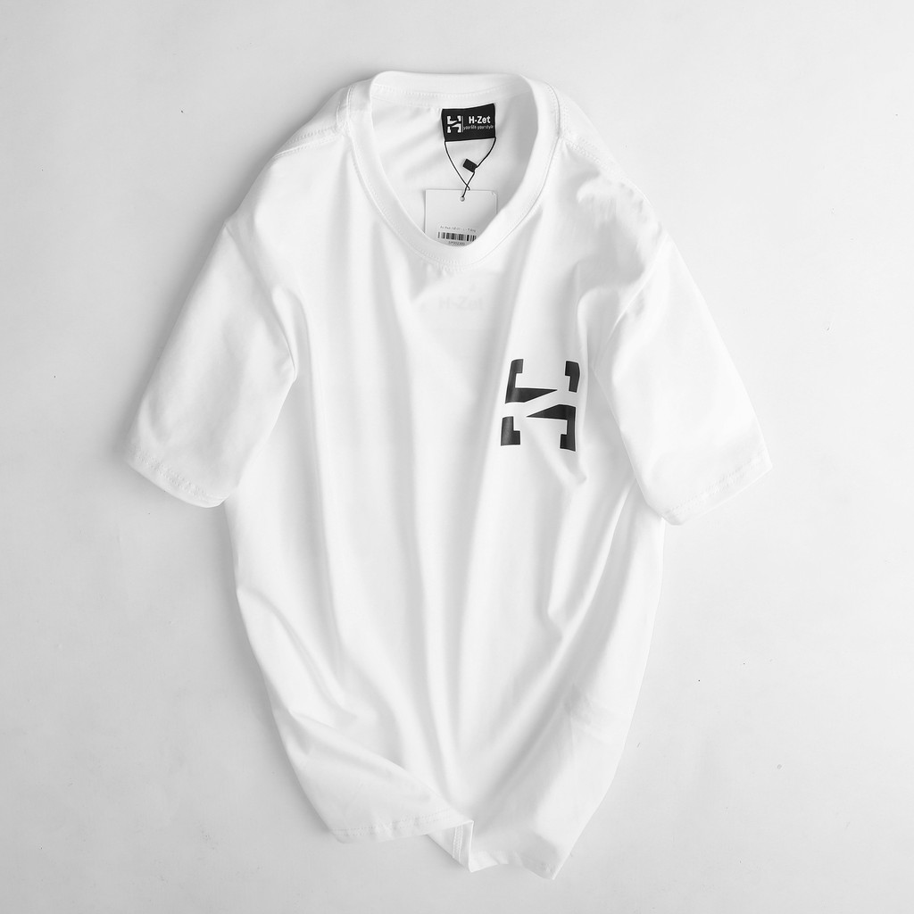 Áo thun nam in logo H-Zet, chất vải 100% cotton co giãn 4 chiều | BigBuy360 - bigbuy360.vn