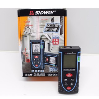 {Giá Tốt} Máy Đo Khoảng Cách Bằng Laser SndWay SW-M100; Thước Đo Khoảng Cách Laze SND WAY Đo Tối Đa 100m