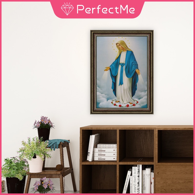 Bộ tranh đính đá tự làm 30×40cm hình Chúa Jesus
