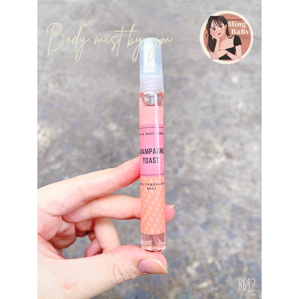 XỊT THƠM TOÀN THÂN BODY MIST MINI CHIẾT 10ml MÙI HOT INTO THE NIGHT MEONOOW STORE