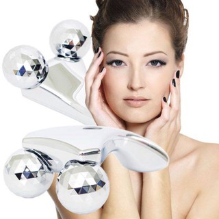 Cây lăn massage mặt inox