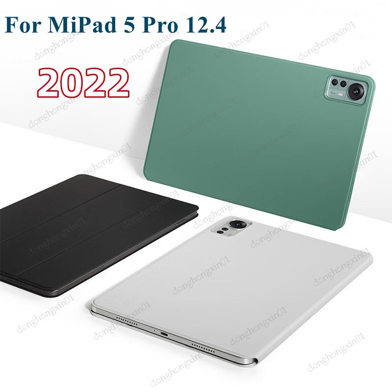 Bao Da Máy Tính Bảng Từ Tính Siêu Mỏng Cho Xiaomi mi Pad 5 Pro 12 4 inch 2022 MiPad 5 Pro 12.4 inch