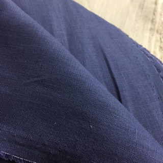Vải linen tưng premium màu xanh xám.