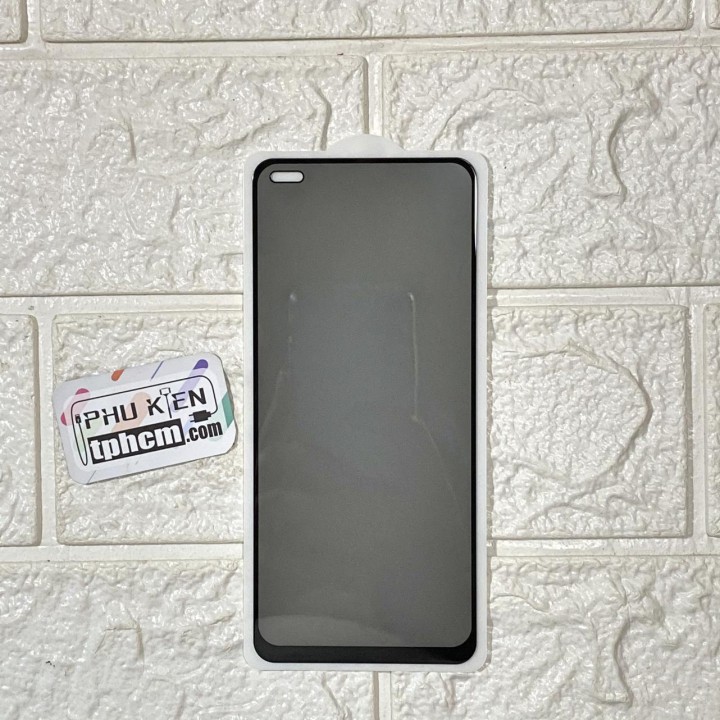 Dán cường lực Oppo Reno 4 Chống nhìn trộm (Có Thể Không Nhận Được Vân Tay)