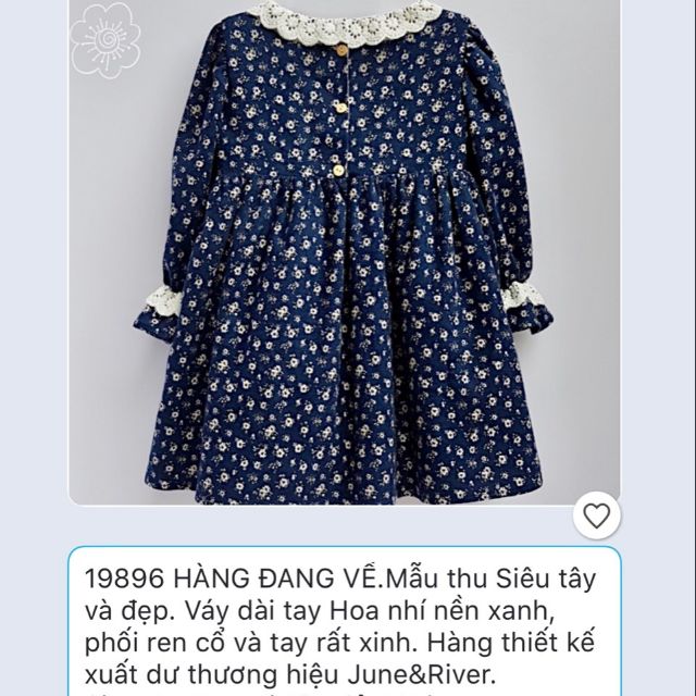 Váy hoa nhí hiền trà