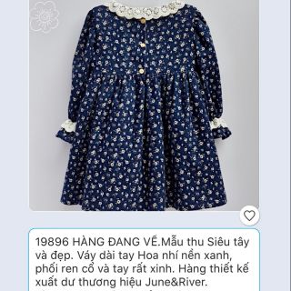 Váy hoa nhí hiền trà