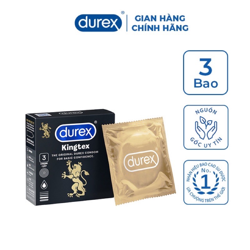 Bao cao su Durex Kingtex 3 Bao