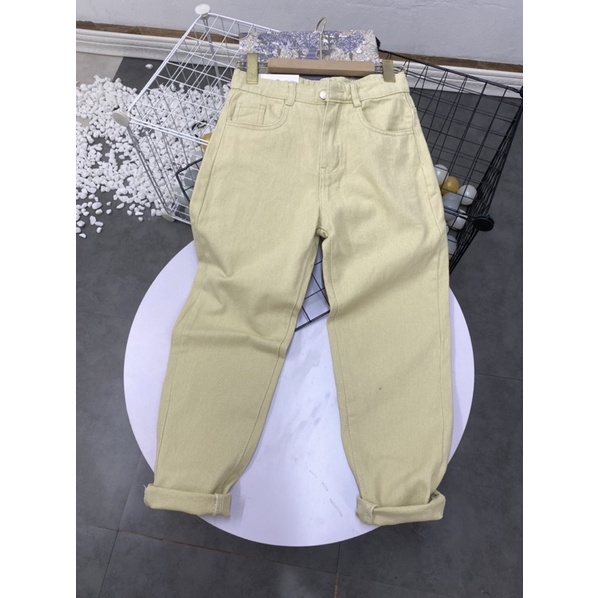 QUẦN BAGGY KAKI TRƠN DÁNG BASIC MS16882