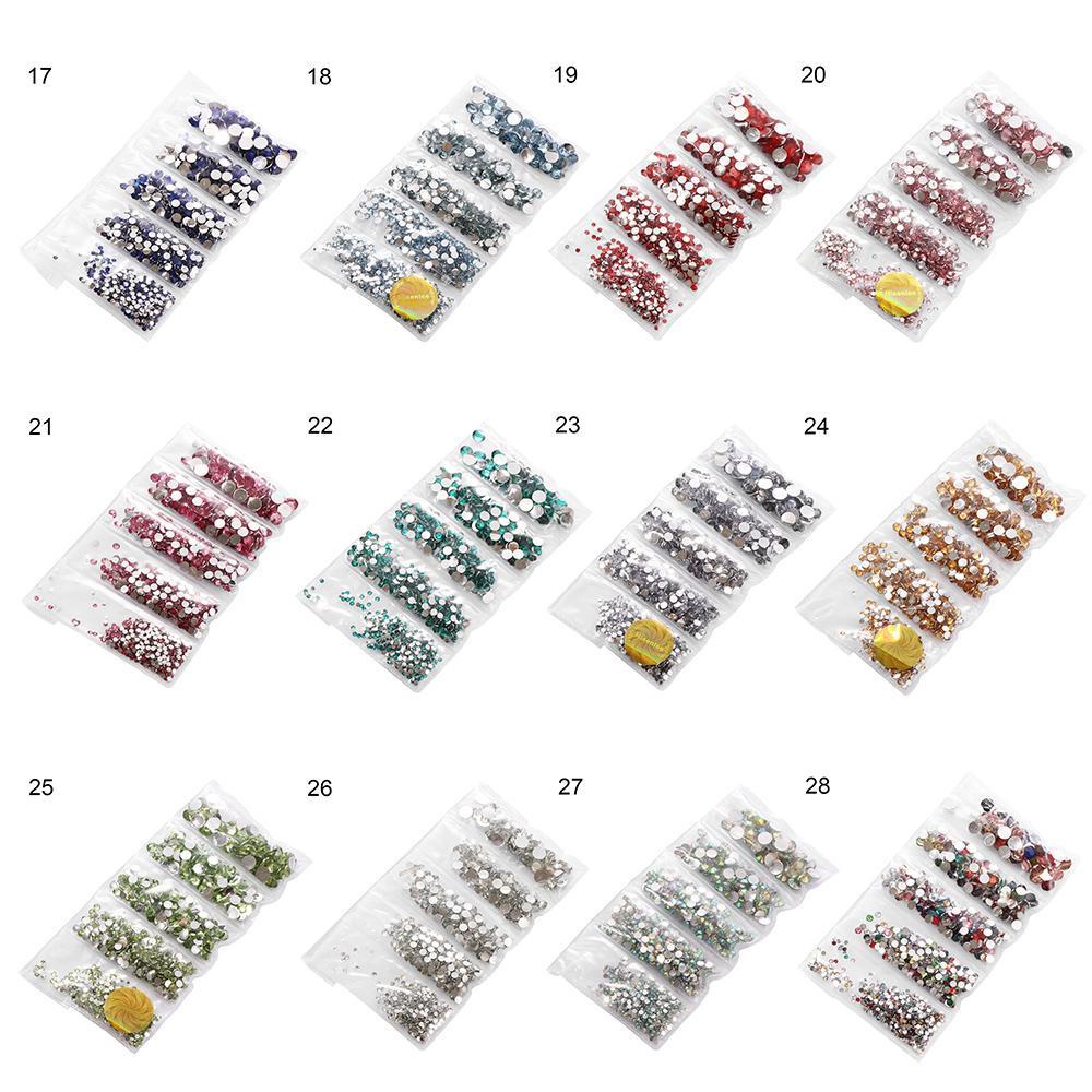 SOFTNESS Bộ 100 HạT ĐíNh Trang Trí MóNg 3D 2-6mm