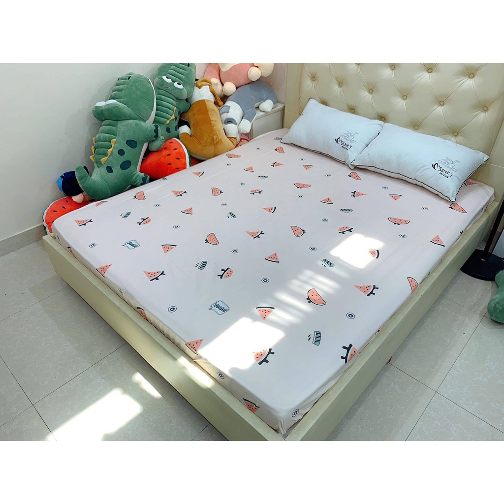 Bộ ga gối 1m5 cotton poly nhập khẩu loại 1(mẫu 18)