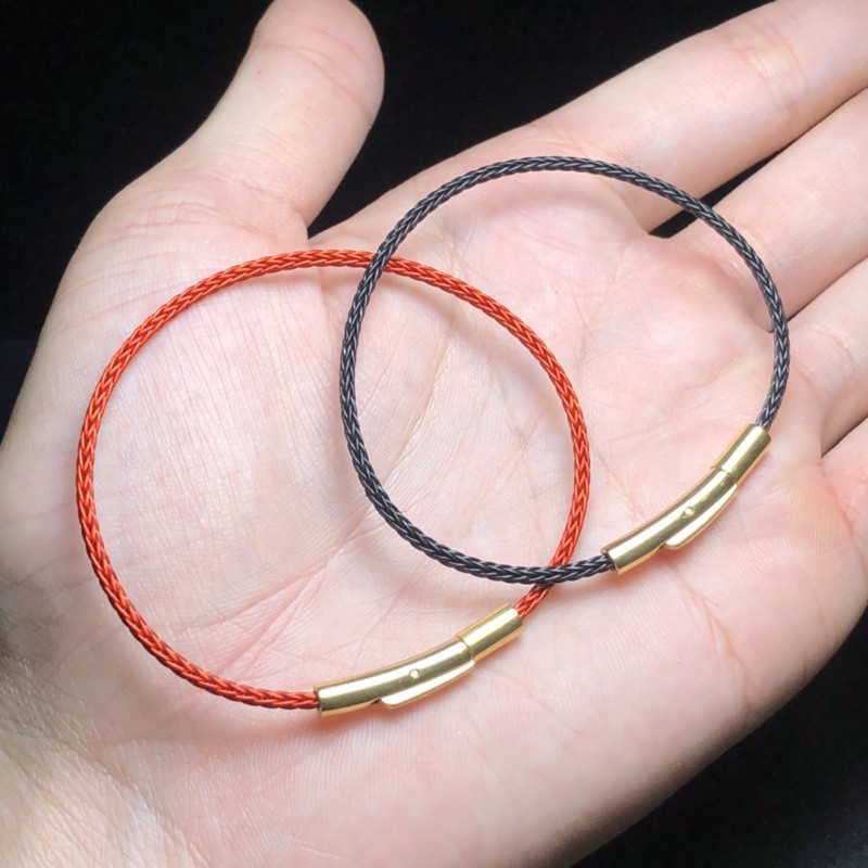 Dây Cáp Cứng Xịn Loại 1  - Làm vòng tay, mix charm - Màu đỏ và màu đen