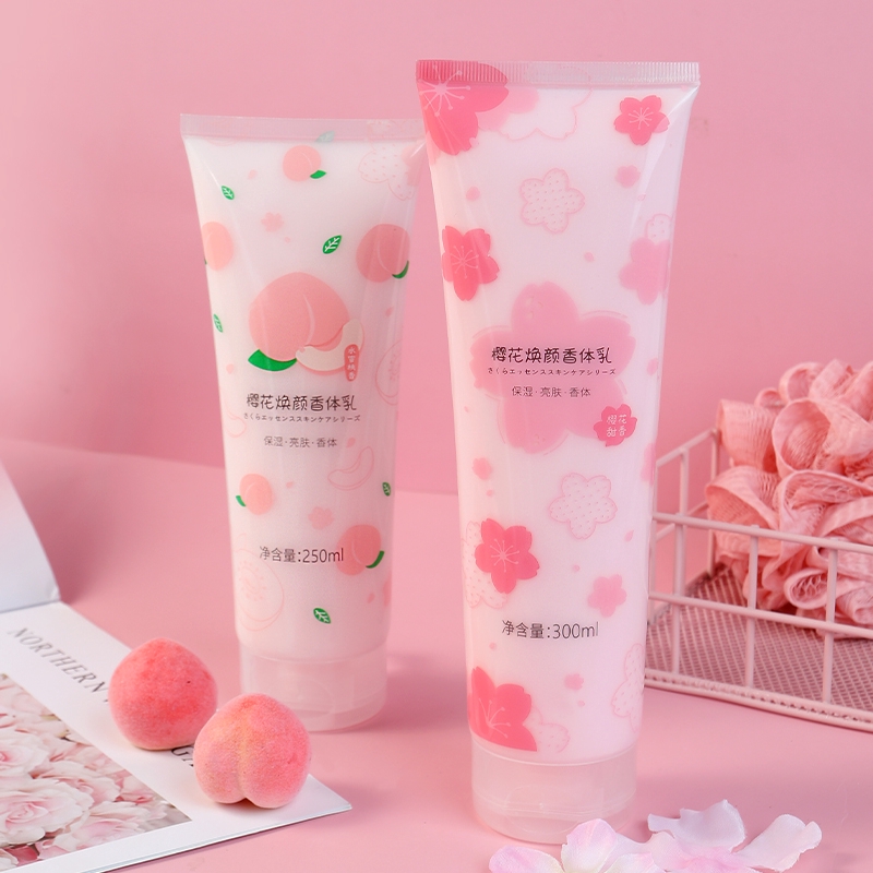 Sữa Dưỡng Thể Laikou Chiết Xuất Hoa Anh Đào 300ML / Trái Đào 250ML Dành Cho Da