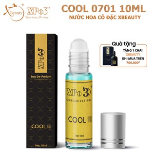 Nước hoa Nam Nữ cô đặc XBeauty XPo3 COOL 0701 Chai mini 10ML - Nước hoa thơm lâu cả ngày dành cho Nam & Nữ (Unisex)
