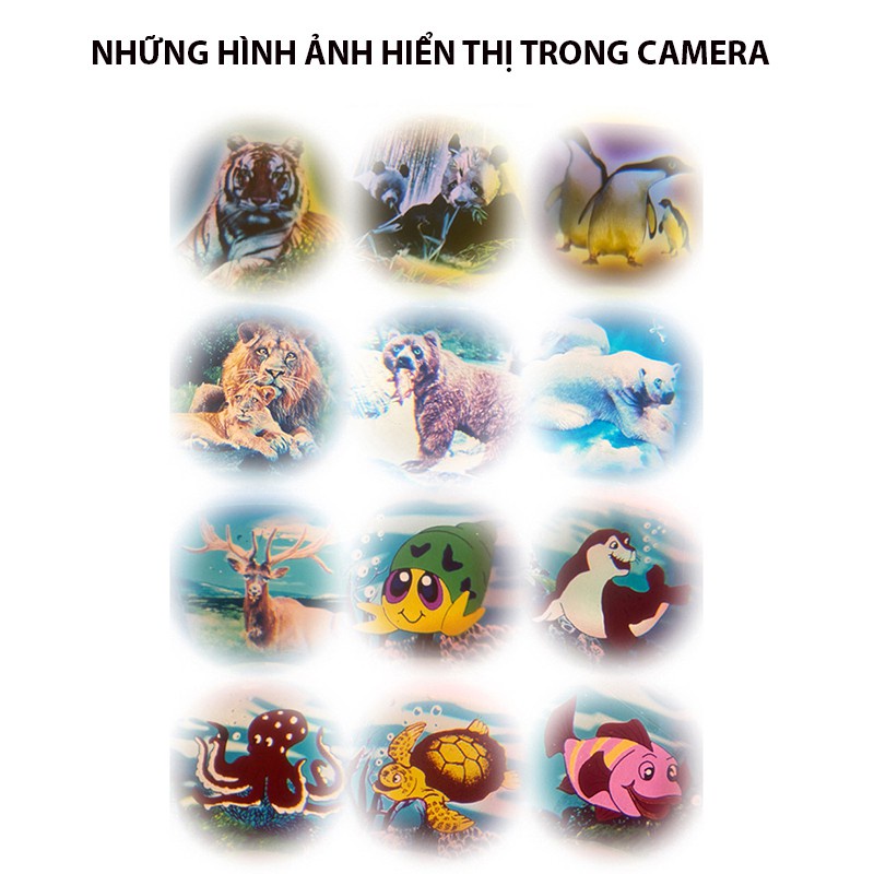 Đồ Chơi Máy Ảnh Chụp Hình Ngộ Nghĩnh Cho Bé