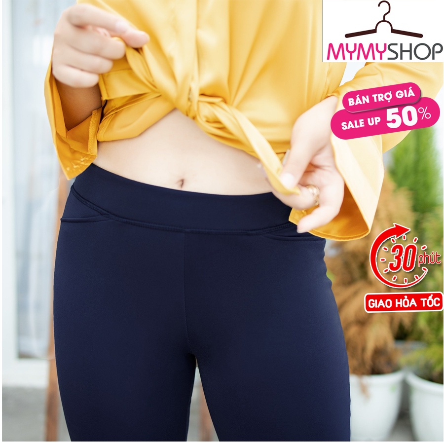 Quần Legging Cotton Co Giản 4 Chiều, Quần Nâng Mông, Tôn Dáng