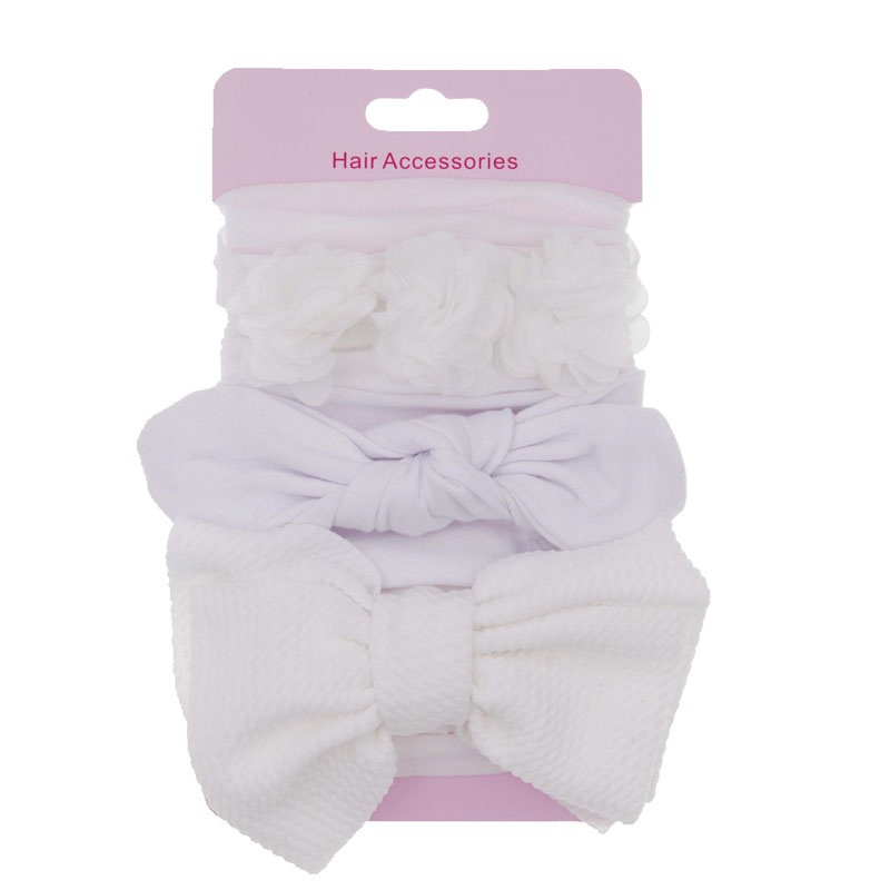 Set 3 Băng Đô Nơ Xinh Xắn Dành Cho Các Bé 0-3 Tuổi