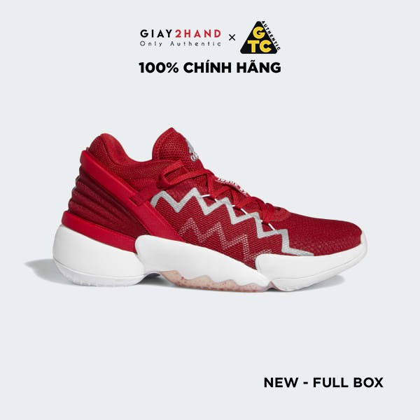 (AUTHENTIC 100%) Giày Sneaker Thể Thao Bóng Rổ Adidas D.O.N ISSUE 2 SIGNAL “POWER RED” FW8511 Chính Hãng 100% (Ship US)