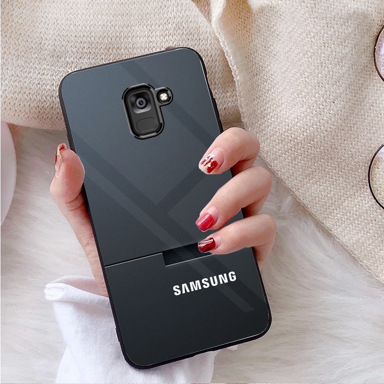 Ốp Lưng SAMSUNG GALAXY A6, J6,A8, A6 PLUS, A8 PLUS , J8 2018 Mặt kính gương sáng bóng cao cấp