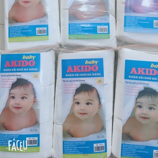 Combo 5 bịch khăn vải đa năng akido cho bé